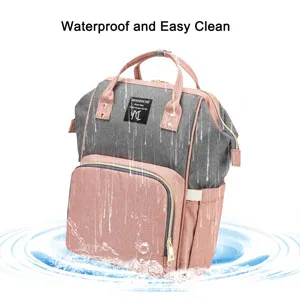 Diaper Bag Backpack, Multifunction Waterproof Travel Back Pack Maternity Baby Nappy Changing Bags Pink Pink #1 - product information 6