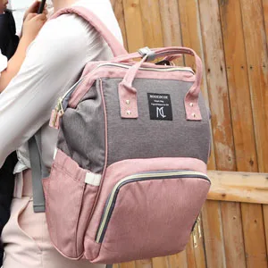 Diaper Bag Backpack, Multifunction Waterproof Travel Back Pack Maternity Baby Nappy Changing Bags Pink Pink #1 - product information 7