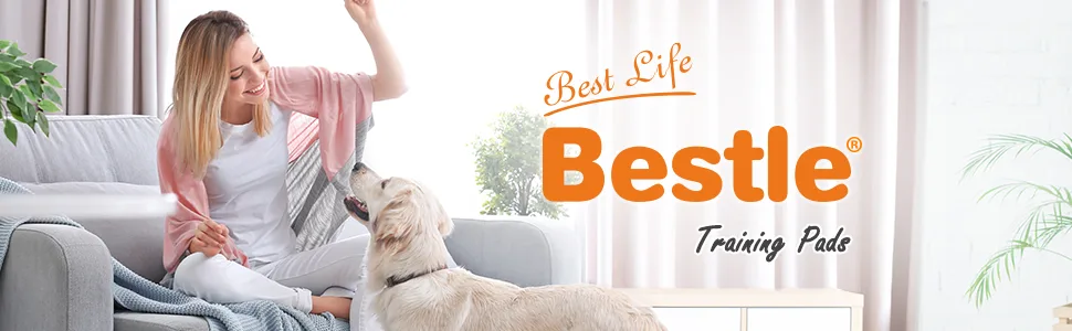 BESTLE Extra Large Pet Training and Puppy Pads Pee Pads for Dogs 28"x34" Super Absorbent & Leak-Proof 40-Count - Bestle Training Pads