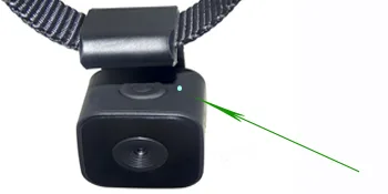 Digital Pet Collar Cam Camera DVR Video Recorder Monitor for Dog Cat Puppy - Charge indicator with blue or red LED flash twinkle on off