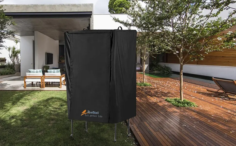 Perfitel Universal Bird Cage Cover(Black) Good Night Birdcage Cover Black-Out Birdcage Cover Durable Breathable Washable Material - product information 2