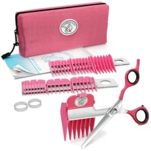 No Buzz Clipper + Dematting Comb by Scaredy Cut Silent Home Pet Grooming Kit, Blue, Right-Handed - SCAREDY CUT stands behind your purchase so you can rest assured.