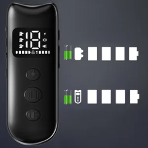 FATEAR Dog Training Collar Dog Shock Collar with Remote, Shock Collar for Large Medium Small Dogs, with Light, Beep, Vibration, Shock Mode, Waterproof Electric Collar Black - dog shock collar with remote for small dogs