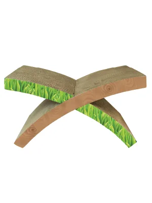 Petstages Cardboard Cat Scratchers - Cat Scratcher Lounge and Cat Games Easy Life Lounge - image