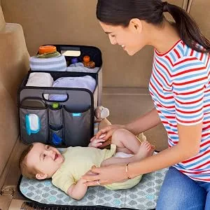 Munchkin Brica Out-N-About Collapsible Trunk Organizer & Diaper Changing Station - product information 4