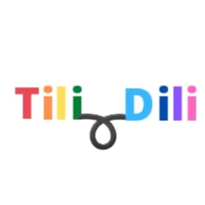 Tili Dili Premium Diaper Backpack with USB Charging Port (Blush Pink With Gray) - Tili Dili Logo