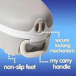 My Carry Potty - Fox Travel Potty, Award-Winning Portable Toddler Toilet Seat for Kids to Take Everywhere - Exterior features