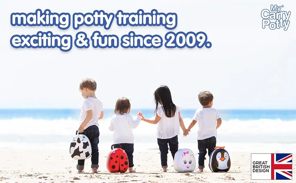 My Carry Potty - Fox Travel Potty, Award-Winning Portable Toddler Toilet Seat for Kids to Take Everywhere - Making potty training exciting & fun since 2009 footer.