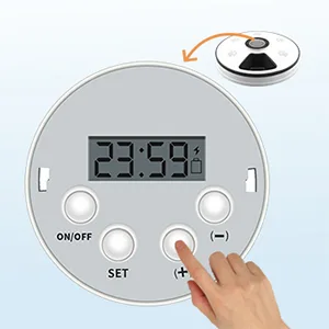 Chintu Automatic Cat Feeder Auto Cat Food Dispenser - Portion Control Pet Dry Food Dispenser for Small Dog, Programmable Timed Smart Cat Feeder with Voice Reminder Time Interval - chintu