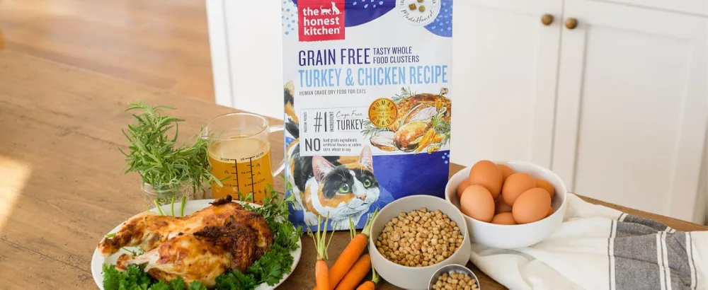The Honest Kitchen Whole Food Clusters Grain Free Chicken Dry Cat Food 4 Pound (Pack of 1) - Quality Protein