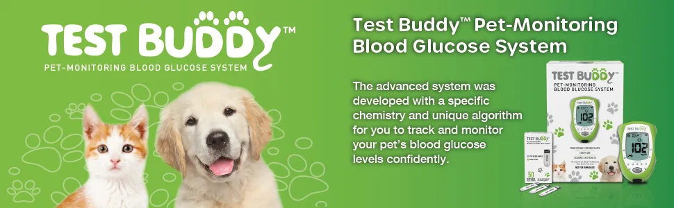 Test Buddy Pet Blood Glucose Meter Kit for Dogs and Cats - product information 1