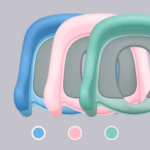 Ashtonbee Mountable Potty Seat (with steps, Pink) with steps Pink - potty training seat ladder