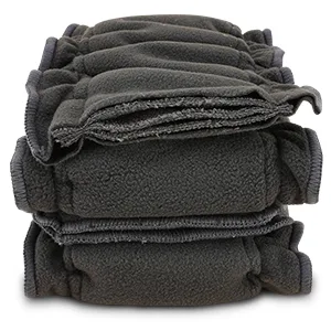 TDIAPERS Bamboo Fiber Cloth Diaper Inserts 5 Layers, Reusable and Absorbent ,Pack of 10 - diaper