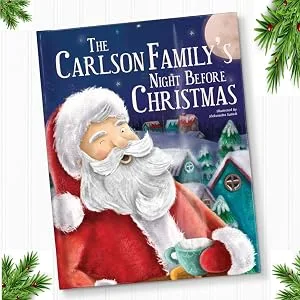 Our Familys Night Before Christmas - Personalized Children's Book - I See Me! (Hardcover) - night before christmas