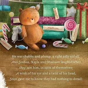 Our Familys Night Before Christmas - Personalized Children's Book - I See Me! (Hardcover) - night before christmas
