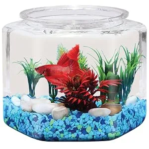Koller Products 2-Gallon Hex Fish Bowl - Impact Resistant Plastic - product information 2