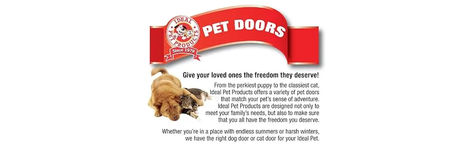 Perfect Pet Soft Flap Cat Door with Telescoping Frame, Small, 5" x 7" Flap Size - product information 1