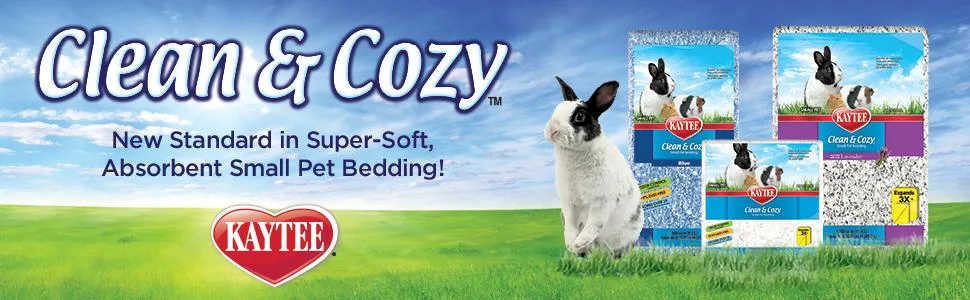 Kaytee Clean & Cozy Bedding, White 49.2 Liters - small animal bedding, clean and cozy, kaytee, hamster bedding, rabbit bedding, pet bedding