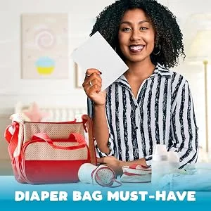 Kindersense Disposable Changing Sheets for Baby Diaper (125 Sheets) | Thin Portable Changing Pad Liners (23" x 17.5") | Paper Top Layer - Waterproof Bottom Layer | Leak Proof Infant Changing Mat Thin protective sheets - changing table pad, newborn essentials, changing table, newborn diapers, changing pad cover, baby