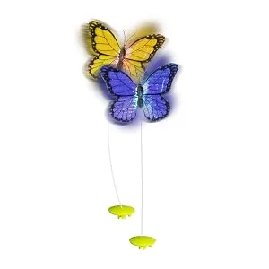 All for Paws Interactive Cat Toys Flutter Bug Cat Butterfly Toy Automatic Kitten Flying Toys Smart Cat Toy for Indoor Cats Classic - butterfly toy