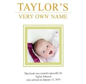 My Very Own Name - Personalized Children's Book- I See Me! (Hardcover) - personalized children