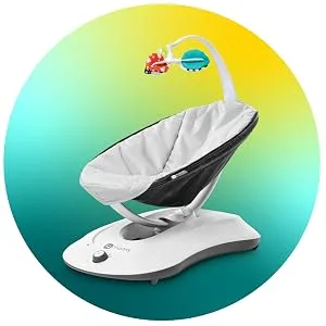 4moms RockaRoo and MamaRoo Infant Insert for Newborn Baby and Infant, Machine Washable, Soft, Plush Fabric, Reversible Design, Maroon - rockaRoo baby rocker