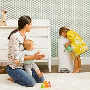Munchkin Warm Glow Wipe Warmer, White - Diaper Pail