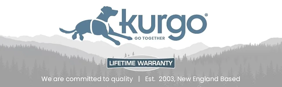 Kurgo Tru-Fit Enhanced Strength Dog Harness - Crash Tested Car Safety Harness for Dogs Red Large - Kurgo Lifetime Protection