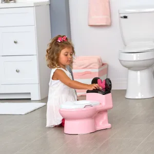 The First Years Minnie Mouse Imaginaction Potty & Trainer Seat, Pink - image