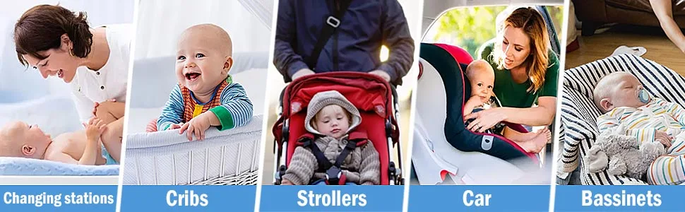 Rocinha 100 Pack Disposable Changing Pads Baby Disposable Underpads Waterproof Diaper Changing Pad Breathable Underpads Bed Table Protector Mat, 17 Inches x 13 Inches - Rocinha Diaper Changing Pad Liners for Baby