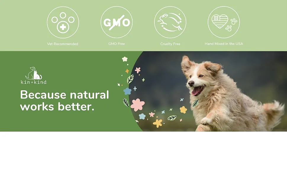 kin+kind | Flea & Tick Lavender Spray & Shampoo Value Set | Plant-Based (12 fl oz) - kin&kind flea and tick treatment for dogs perros gatos natural repellent gatos organic cruelty-free