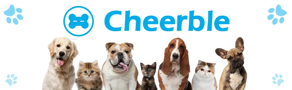 Cheerble Smart Interactive Cat Toy, Automatic Moving Bouncing Rolling Ball for Indoor Cat Kitten, Self Rotating Ball with Lights and Bell 1 Red - interactive pet toy