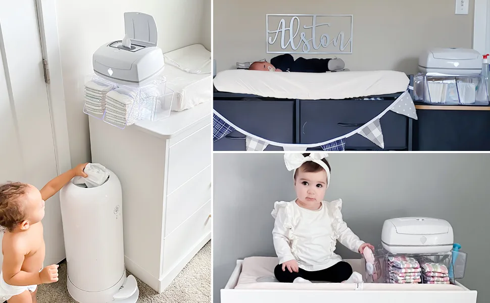 Prince Lionheart Premium Wipes Warmer, Nursery Essential, Includes the everFRESH Pillow System That Prevents Dry Out, Integrated Night Light for Night Time Changes - product information 4