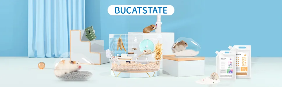 BUCATSTATE Dust Free Bath Sand for Hamster 3.3LB & 5.5LB Reptile Sand Desert Sand Small Animals Bathing Sand Fine Sand - hamster accessory