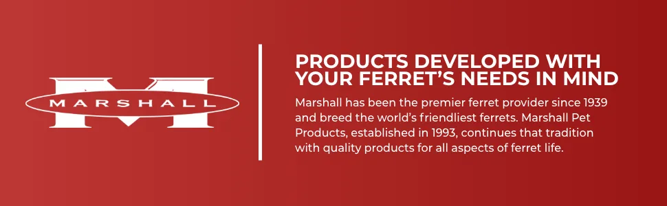 Marshall Pet Products Goodbye Odor Natural Deodorizing Water Supplement, for Ferrets and Small Animals 32-Ounce - Premium Ferret Diet Complete Nutrition About us