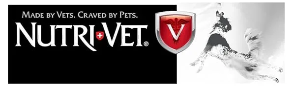 Nutri-Vet Milk Replacement for Kittens with Probiotics, 12-Ounce Pack of 2 - Made by Vets. Craved by Pets. Nutrivet logo with a jumping black and white dog