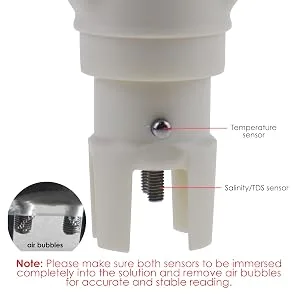 Portable Digital High Accuracy 3-in-1 (TDS/Salinity/Temperature) Water Quality Meter Salinity&TDS Meter - salinity meter