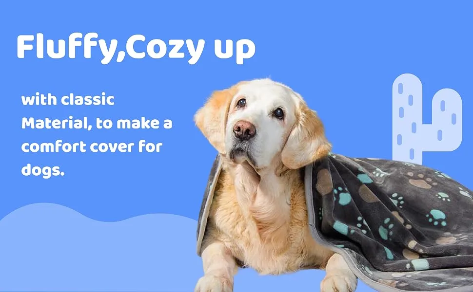 Allisandro Extra Softness Microplush Fleece Polyester Pet Blanket for Small Medium Large Dogs Puppies and Cats Grey 39" x 31" - dog blanket