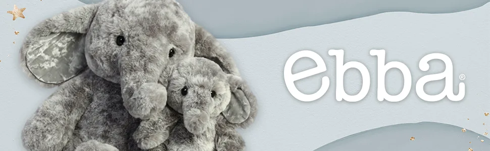 ebba - Loppy Giraffe (ebba) - 11" Loppy Giraffe 11-Inches Loppy Giraffe - elephant plush banner - ebba
