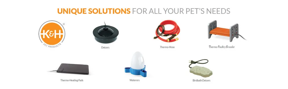 K&H Pet Products Submersible Ultimate Pail & Bucket Deicer Red 250 Watts - unspecified