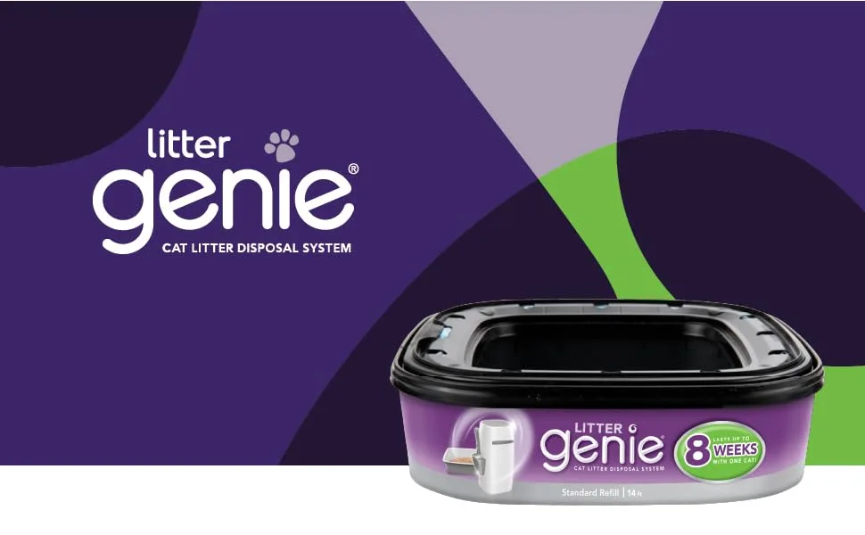 Litter Genie Standard Cat Litter Disposal System Refills- 3pk - Standard Refill Hero