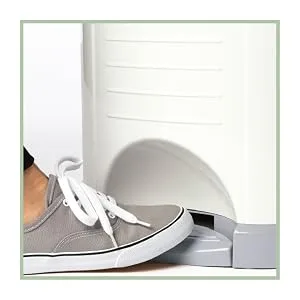 Dekor Cloth Diaper Liner | 2 Count | Gray | Perfect for Cloth Diapers | Just Step  Drop  Done | Quick & Easy to Replace | Fits the Dekor Plus Hands-Free Diaper Pail | Machine Washable - Step