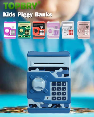 TOPBRY Automatic Fish Feeder,Upgraded Version Digital Auto Fish Turtle Feeder for Aquarium and Fish Tank, USB Rechargeable Timer Fish Feeder Fish Food Dispenser - Kids piggy banks