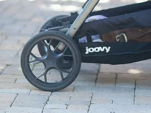 JOOVY Qool Front Adapters - rubber wheels qool