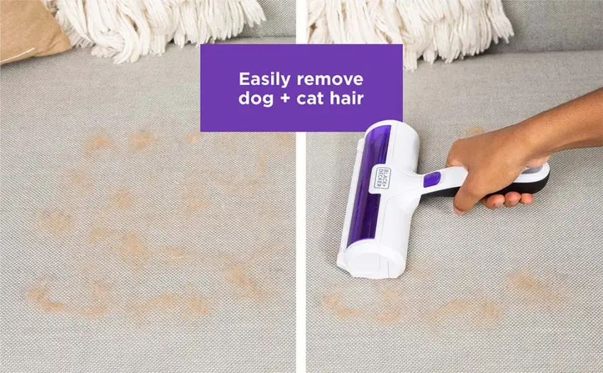 BLACK+DECKER Pet Hair Remover, Roller (HMSCT0001) - remove hair