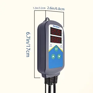 Inkbird ITC-306T Pre-Wired Electronic Heating Thermostat Temperature Controller and 24 Hours Digital Day & Night Cycle Timer Controller for Seed Germination Reptiles Hatching - product information 13