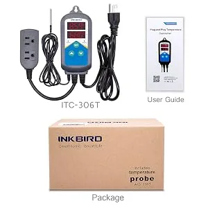 Inkbird ITC-306T Pre-Wired Electronic Heating Thermostat Temperature Controller and 24 Hours Digital Day & Night Cycle Timer Controller for Seed Germination Reptiles Hatching - product information 14