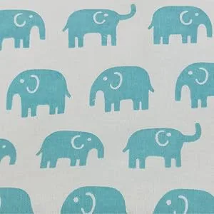 HIYAGON Laundry Baskets, Canvas Fabric Laundry Hamper,Collapsible Clothes Hamper with handles for Home,Office,Bedroom(2 Pack Blue elephant) 2 Pack Blue elephant 2 - product information 14
