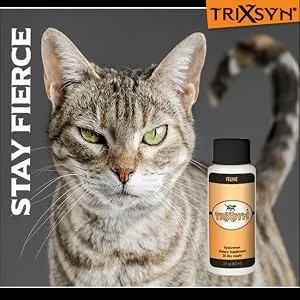 TRIXSYN Feline - Naturally Alleviate Discomfort, Promote Healthy Joints, Support Mobility and Cartilage Function for Cats- Patented MHB3 Hylauronan Liquid Formula - bottle
