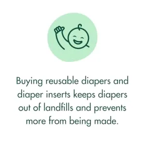 Naturally Natures 4 Layer Cloth Diaper Inserts with Gussetts Bamboo Reusable Liners for Cloth Diapers (Pack of 12) - Buying reusable diapers and inserts keeps diapers out of landfills and prevents more from being made